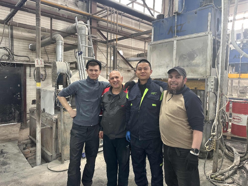 连续复购！俄罗斯大型铝锅压铸厂认准科力科徕数控压铸机